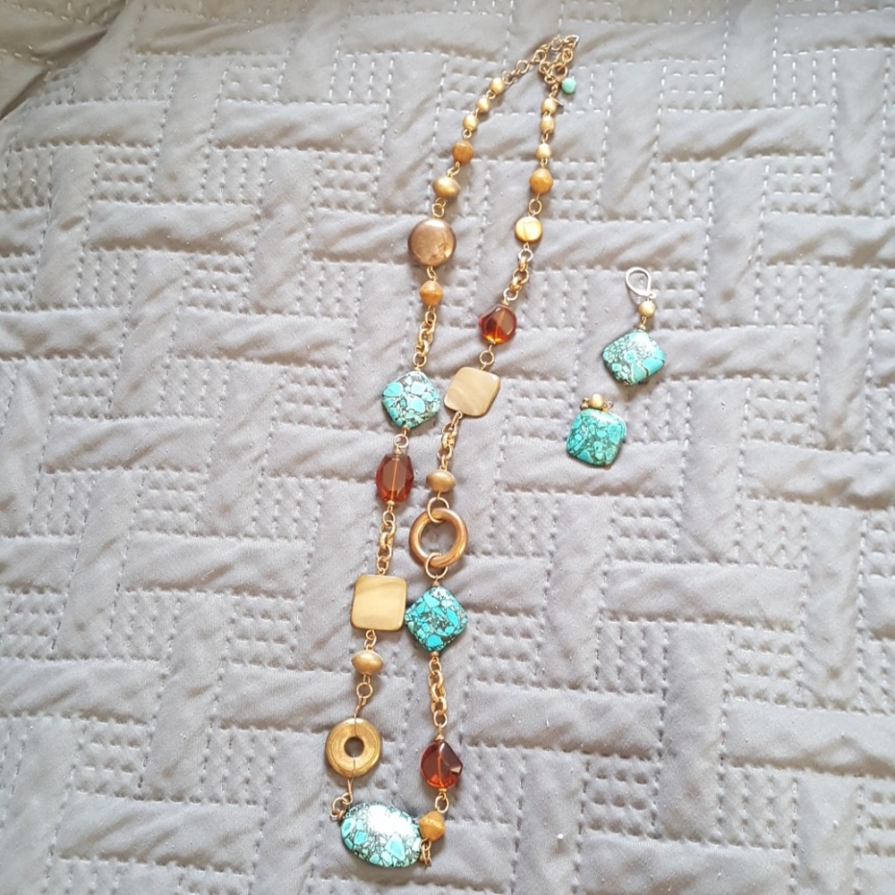 Premier design necklace and earrings